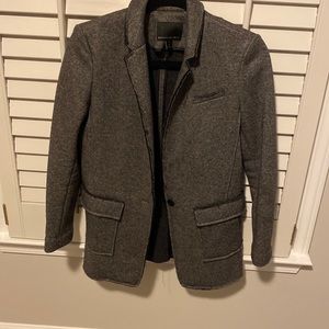 Banana republic charcoal casual blazer